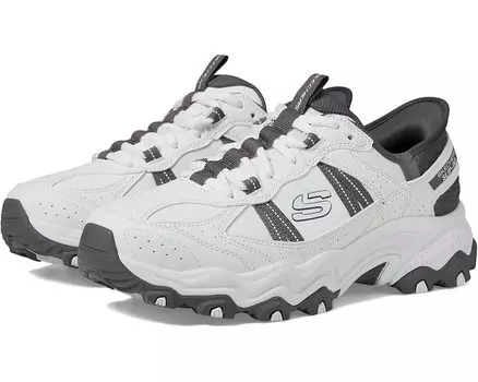 Кроссовки SKECHERS Stamina AT Hands Free Slip-In Sneaker, цвет White/Gray