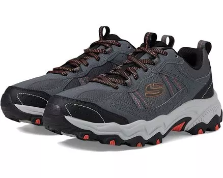 Кроссовки SKECHERS Stamina AT Upper Stitch, цвет Charcoal/Orange