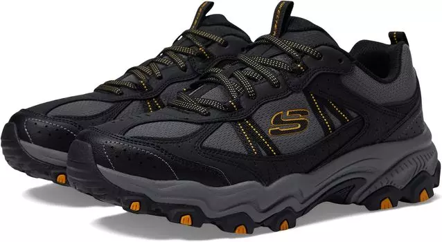 Кроссовки SKECHERS Stamina AT Upper Stitch, цвет Black/Charcoal