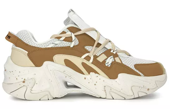 Кроссовки Skechers Stamina V3 Lifestyle Shoes Men Low-top White/Brown, цвет Tan