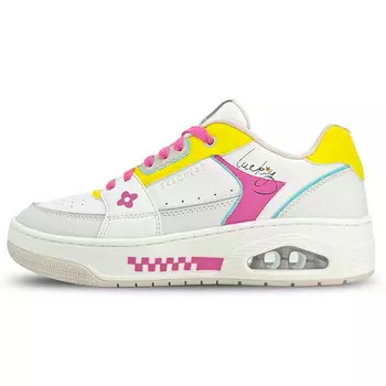 Кроссовки Skechers Street Lifestyle Shoes Women's, белый/серый/желтый