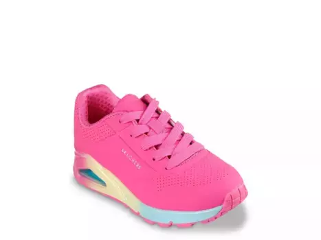 Кроссовки Skechers Street Uno Gen1 Pop Of Ombre — детские, ярко-розовые Ombre