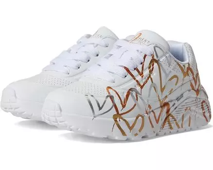 Кроссовки Skechers Street - Uno Lite - Metallic Love 314067L, цвет White/Gold