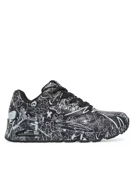 Кроссовки Skechers Street Uno - Process Sketch 177972/BKW, черный