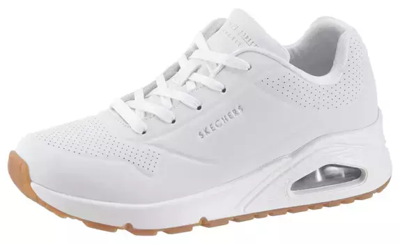 Кроссовки Skechers "Street Uno - Stand on Air", простого вида, повседневная обувь, полуботинки, туфли на шнуровке, кремовый