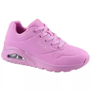 Кроссовки Skechers "Street Uno - Stand on Air", простого вида, повседневная обувь, полуботинки, туфли на шнуровке, розовый