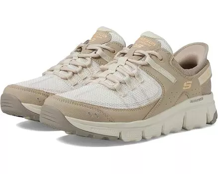 Кроссовки SKECHERS Summits At Hands Free Slip-Ins, серо-коричневый