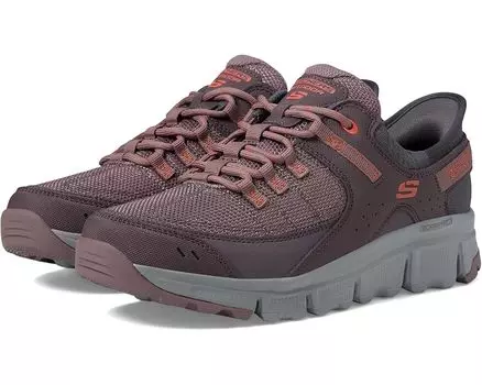 Кроссовки SKECHERS Summits At Hands Free Slip-Ins, цвет Burgundy Multi