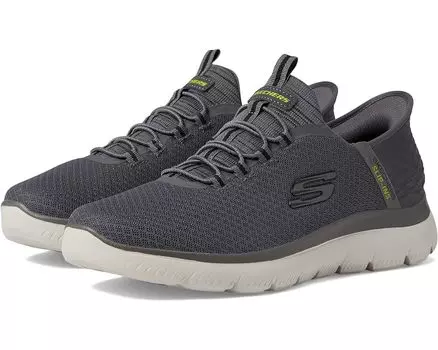 Кроссовки SKECHERS Summits High Range Hands Free Slip-Ins, цвет Charcoal