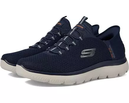 Кроссовки SKECHERS Summits High Range Hands Free Slip-Ins, темно-синий