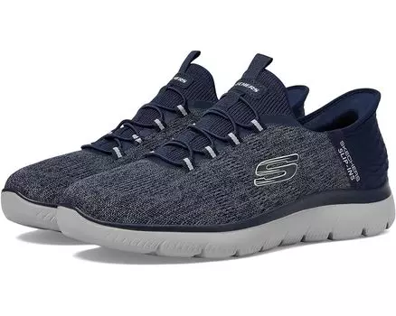 Кроссовки SKECHERS Summits Key Pace Hands Free Slip-In, темно-синий