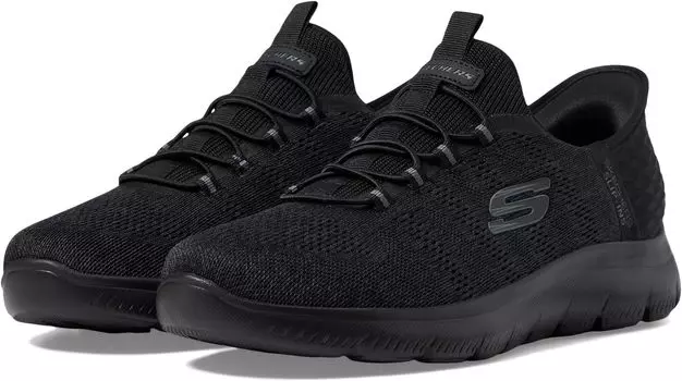 Кроссовки SKECHERS Summits Key Pace Hands Free Slip-In, цвет Black/Black