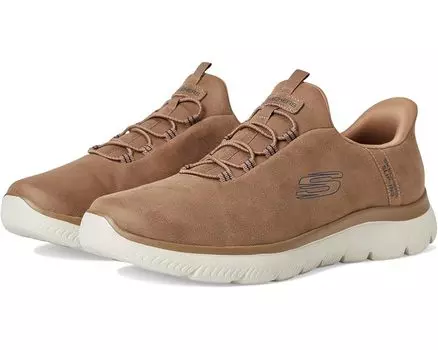 Кроссовки SKECHERS Summits Korlo Hands Free Slip-In, цвет Whiskey