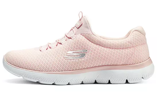 Кроссовки Skechers Summits Lifestyle Shoes Women's Low-top Chalk White, розовый
