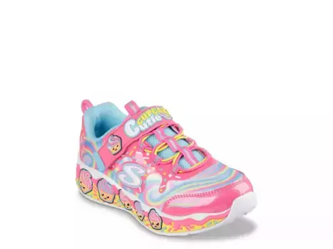 Кроссовки Skechers Sweet Kickz Cupcake Cutie — детские, розовые, многоцветные