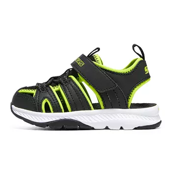 Кроссовки Skechers Toddler Shoes TD Low-top Black/green, черный