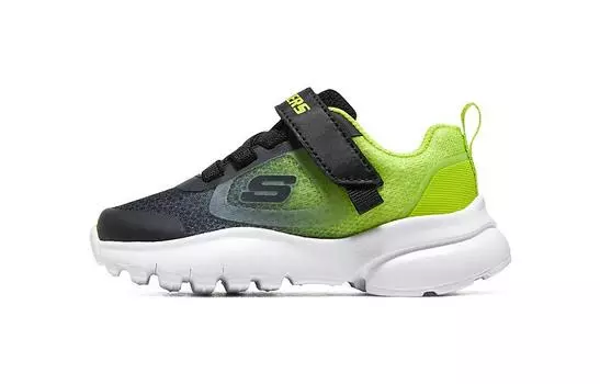 Кроссовки Skechers Toddler Shoes TD Low-top Black/Green, черный/зеленый