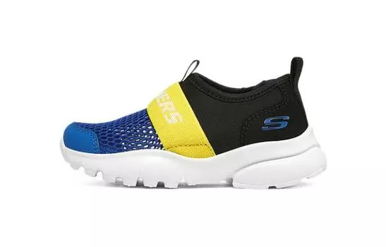 Кроссовки Skechers Toddler Shoes TD Low-top Blue, Yellow, Black, синий/желтый/черный