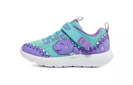Кроссовки Skechers Toddler Shoes TD Low-top, цвет Geode Teal/Purple Ink/Total Orange/Jade Ice