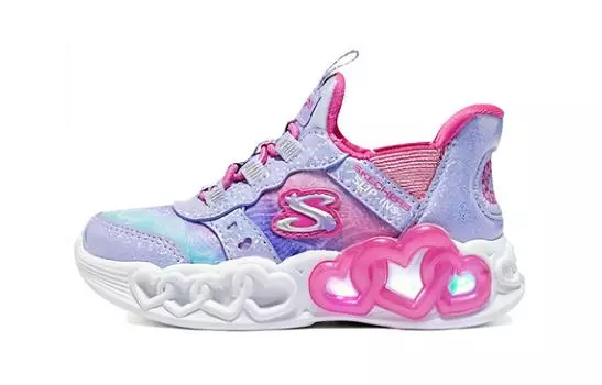 Кроссовки Skechers Toddler Shoes TD Low-top Lavender/multi-colored, цвет Lavender/multi-colored