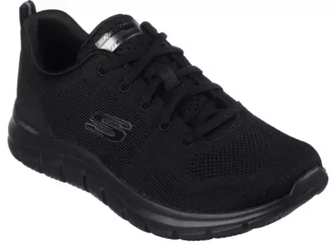 Кроссовки Skechers "TRACK-DAYTIME DREAMER", повседневная обувь, полуботинки, туфли на шнуровке удобной формы, черный