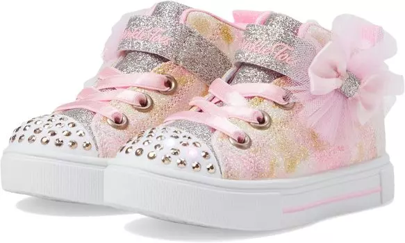 Кроссовки Skechers Twinkle Sparks - Ombre Dazzle Light Up Sneaker, цвет Gold/Multi