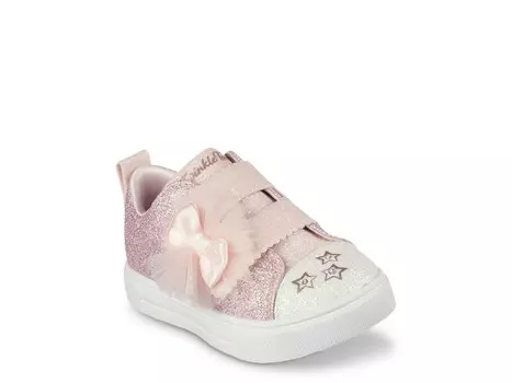 Кроссовки Skechers Twinkle Toes Sparks Glitter Gems, розовое золото