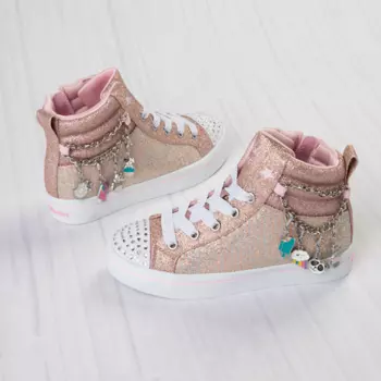 Кроссовки Skechers Twinkle Toes Twi-Lites Twinkle Charms - Little Kid, розовый