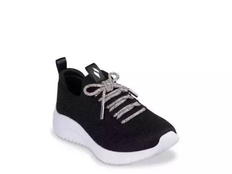 Кроссовки Skechers Ultra Flex 3.0 Blinged Out — детские, черные/серебристые