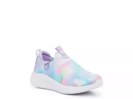 Кроссовки Skechers Ultra Flex 3.0 Slip-On — детские, лавандовые/многоцветные блестки