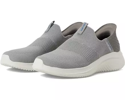 Кроссовки SKECHERS Ultra Flex 3.0 Smooth Step Hands Free Slip-Ins, цвет Gray