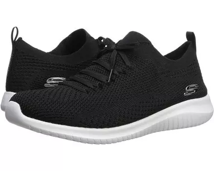 Кроссовки SKECHERS Ultra Flex - Statements, цвет Black/White