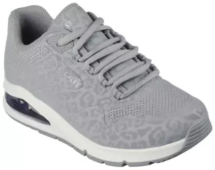 Кроссовки Skechers "UNO 2 - IN-KAT-NEATO", с воздушной подошвой Skech-Air, повседневная обувь, полуботинки, туфли на шнуровке, серый