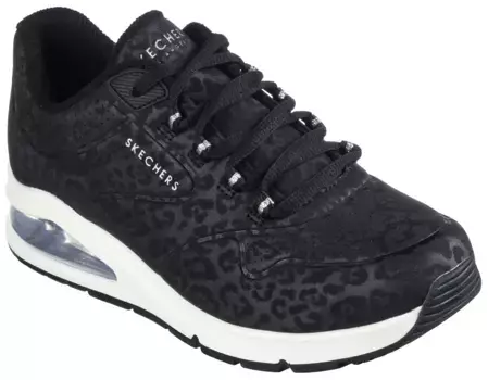 Кроссовки Skechers "UNO 2 - IN-KAT-NEATO", с воздушной подошвой Skech-Air, повседневная обувь, полуботинки, туфли на шнуровке, черный