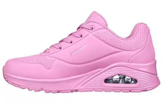 Кроссовки Skechers Uno Casual Shoes Women's Low-Top Pink/Silver
