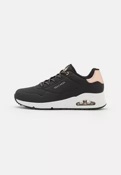 Кроссовки Skechers Uno, черный / розовое золото