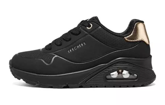 Кроссовки Skechers Uno Kids Skateboarding Shoes GS, черный
