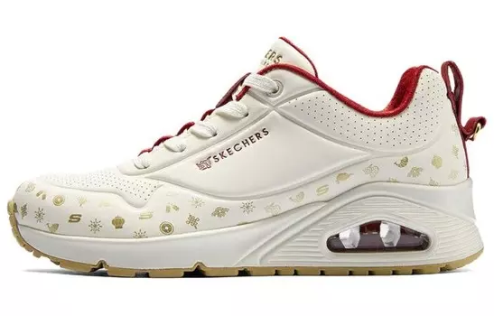 Кроссовки Skechers Uno Lifestyle Shoes Women's, белый/красный
