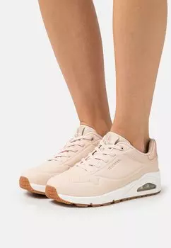 Кроссовки Skechers Uno, натуральный / розовое золото