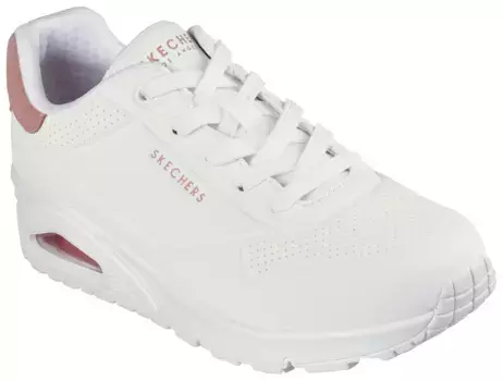 Кроссовки Skechers "UNO - POP BACK", повседневная обувь, полуботинки, туфли на шнуровке с удобной функцией Skech-Air, розовый
