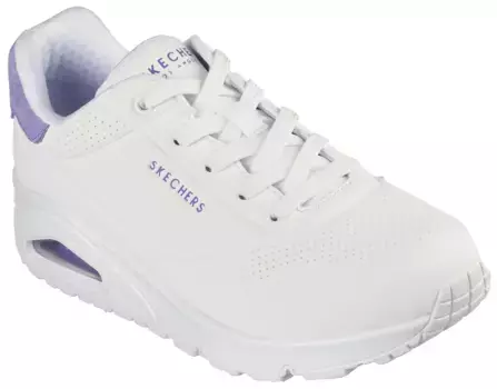 Кроссовки Skechers "UNO - POP BACK", повседневная обувь, полуботинки, туфли на шнуровке с удобной функцией Skech-Air, фиолетовый
