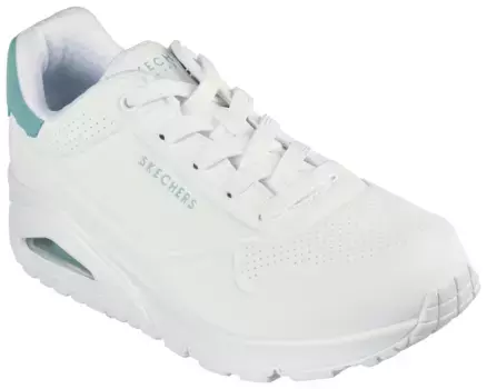 Кроссовки Skechers "UNO - POP BACK", повседневная обувь, полуботинки, туфли на шнуровке с удобной функцией Skech-Air, цвет Wei-Mintfarben