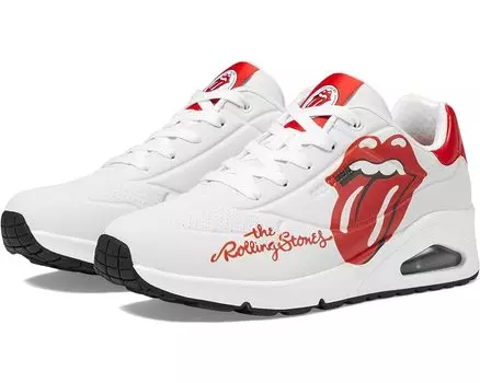 Кроссовки SKECHERS UNO - Rolling Stones Single!, цвет White/Red
