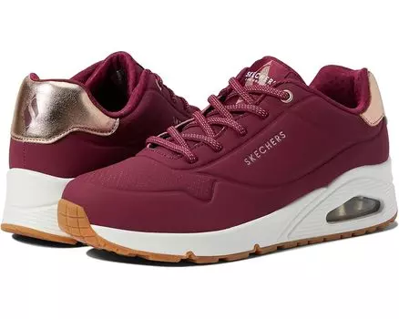 Кроссовки SKECHERS Uno - Shimmer Away, бордовый