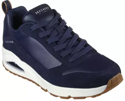 Кроссовки Skechers "Uno Stacre", с воздушной подошвой, повседневная обувь, полуботинки, туфли на шнуровке, цвет морской волны