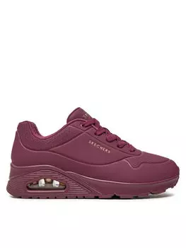 Кроссовки Skechers Uno Stand On Air 73690/PLUM, вишневый/бордовый