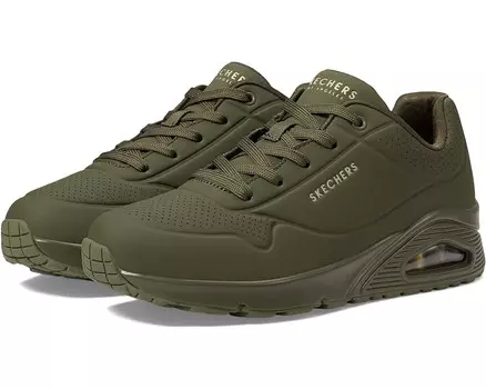 Кроссовки SKECHERS Uno - Stand On Air, оливковый