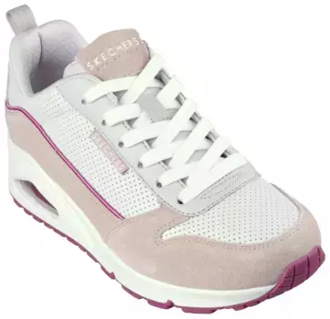 Кроссовки Skechers "UNO-TWO MUCH FUN", с пеной с эффектом памяти с воздушным охлаждением, повседневная обувь, полуботинки, туфли на шнуровке, белый