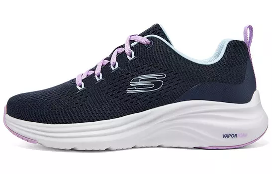 Кроссовки Skechers Vapor Foam Lifestyle Shoes Women's Low-top Black/purple, фиолетовый