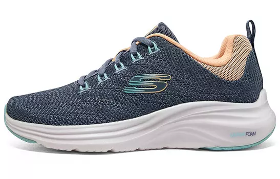 Кроссовки Skechers Vapor Foam Lifestyle Shoes Women's Low-top White/Royal Blue/Fern Green, синий/белый